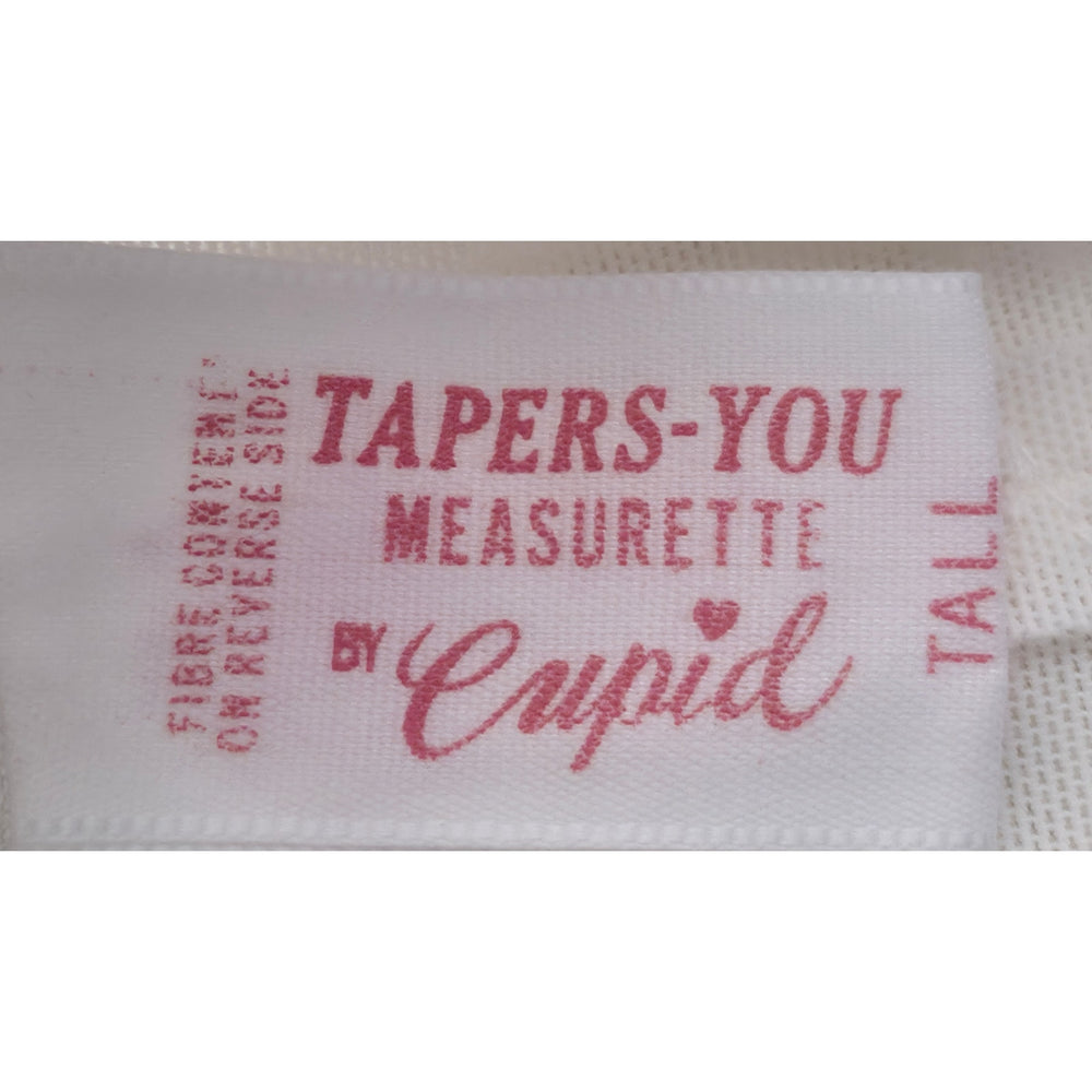 VINTAGE *PRISTINE* 1960's Cupid Women's White Shapewear Girdle w/ Garters Size M