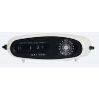 VINTAGE *PRISTINE* 1970's DAITON Space Age Analog AM/FM Clock Radio
