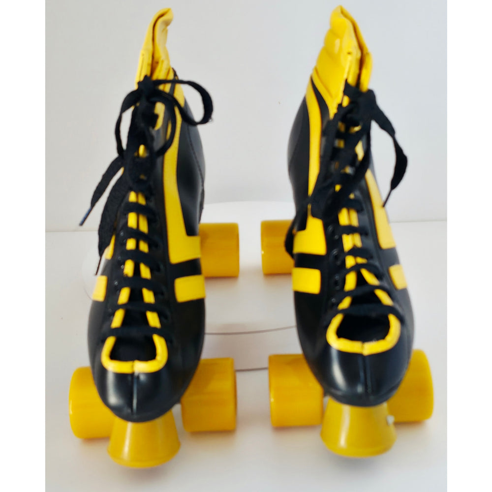 VINTAGE *NEW* 1970's Hot Shot Vinyl Men's Size 9 Demi-Boot Roller Skates