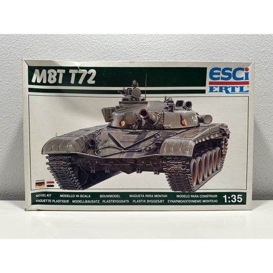 VINTAGE *NEW* esci/vertl mbt-t72 Tank Model Kit 5019