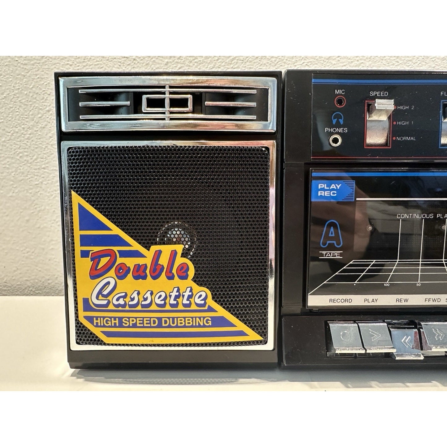 Needs Lovin' - VINTAGE 1980's Super Double Cassette AM/FM Boombox