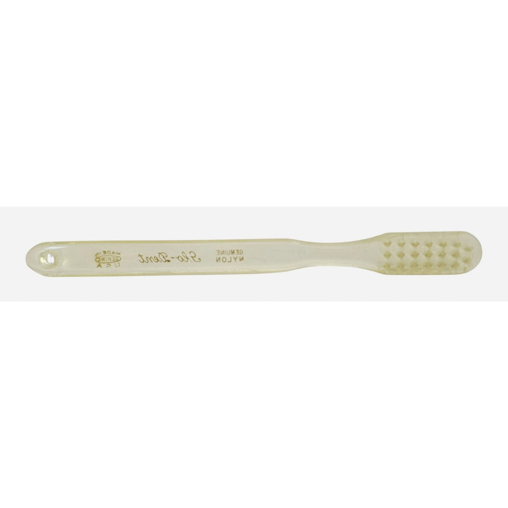 VINTAGE *NEW* 1960's Colgate Medium Bristle Toothbrush - Yellow