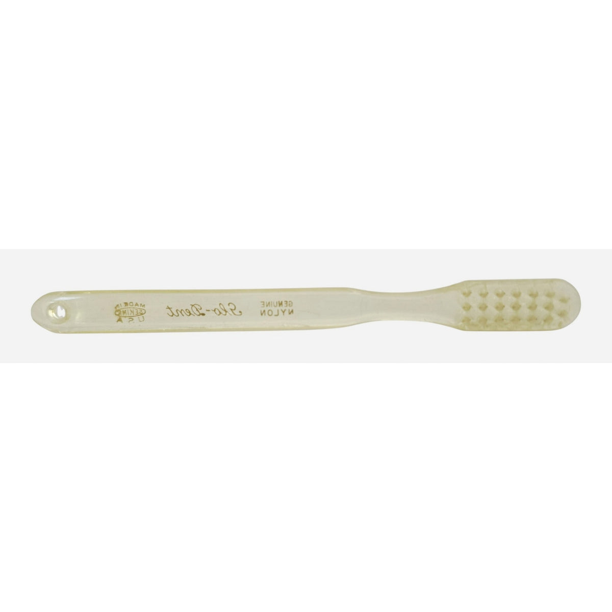 VINTAGE *NEW* 1960's Colgate Medium Bristle Toothbrush - Yellow