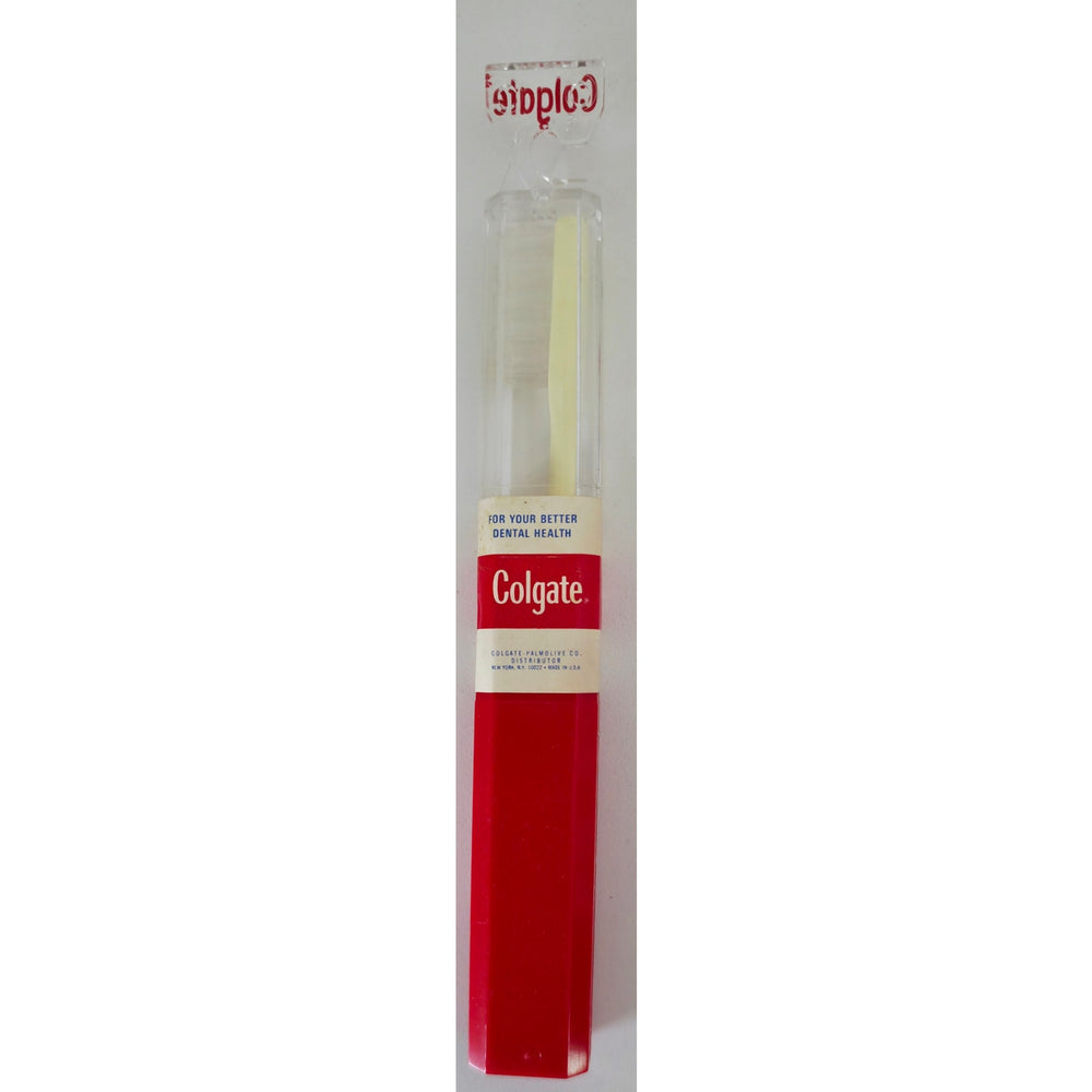 Colgate 1960 VINTAGE *NEW* 1960's Colgate Medium Bristle Toothbrush - Yellow – OPA'S ...