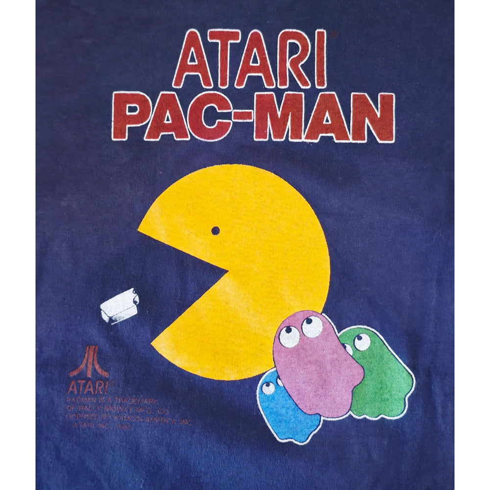 Vintage NEW Original 1980's Atari  'Pac-Man' Dealer Promo T-Shirt Kids L (14-16)