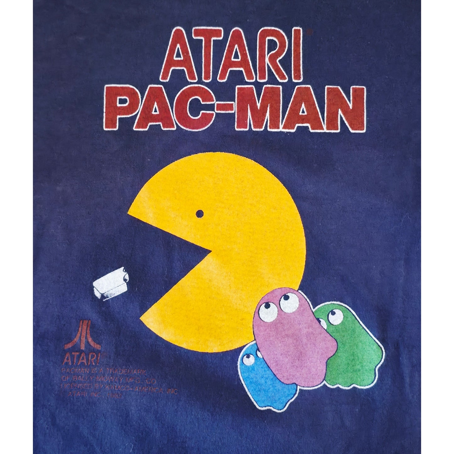 Vintage NEW Original 1980's Atari  'Pac-Man' Dealer Promo T-Shirt Kids L (14-16)