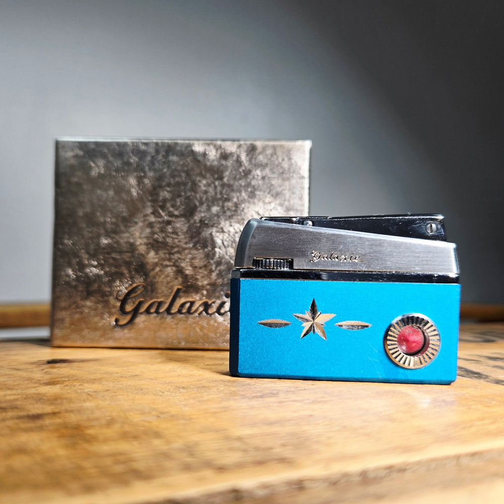 VINTAGE *NEW* 1950's Galaxie Blue Lighter Japan
