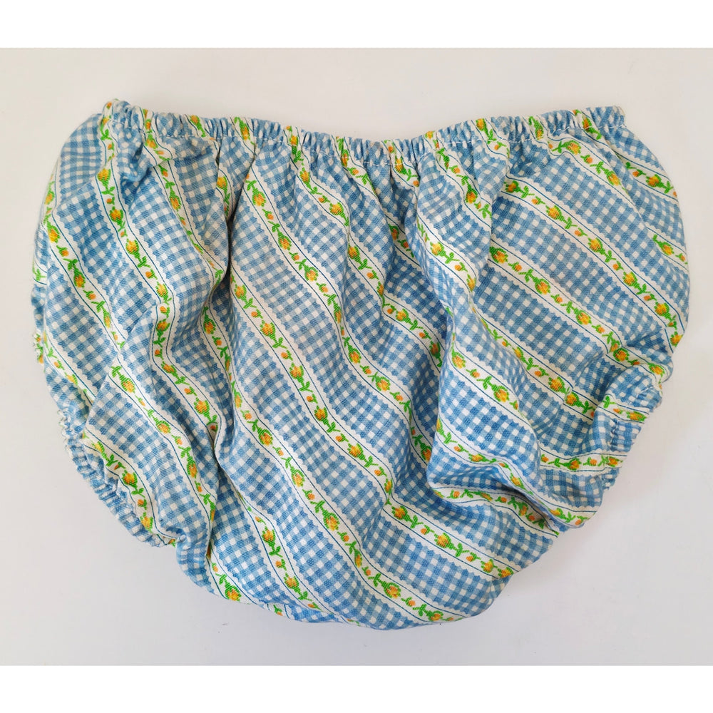 VINTAGE *NEW* 1950's Kid's Blue with Flowers Swimsuit | Bathing Suit Size 5-6 USA