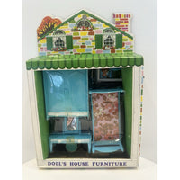 VINTAGE *NEW* 1970's Bedroom Dollhouse Furniture Set