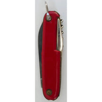 VINTAGE *NEW* 1970's Campers Knife Made of Sheffield Steel Set 7 (Red) Ireland