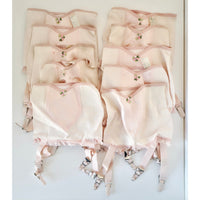 VINTAGE *NEW* 1950's Women's Light Pink w/Flowers Garter Belt Size S | Set of 10