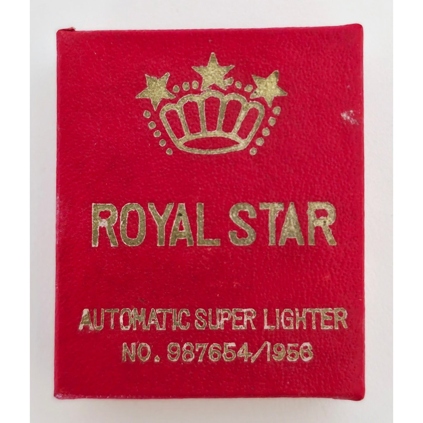 VINTAGE *NEW* 1956 Royal Star Japanese Super Lighter Red with Yellow Boots