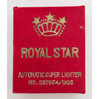 VINTAGE *NEW* 1956 Royal Star Japanese Super Lighter Red with Yellow Boots