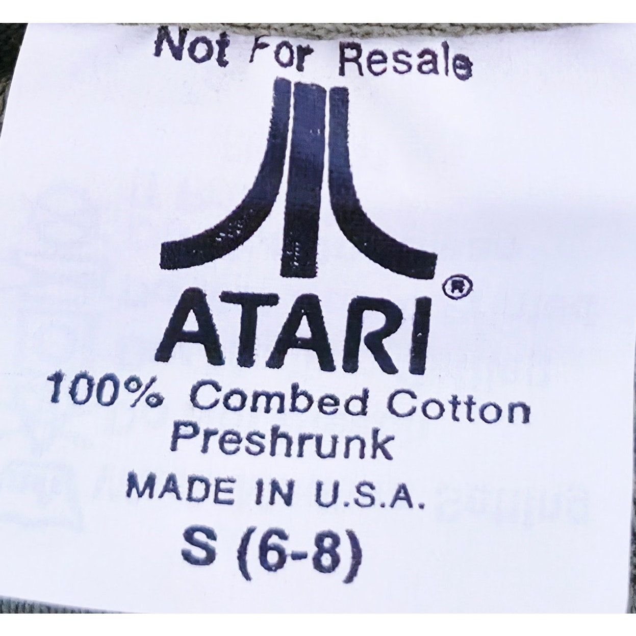 Vintage NEW Original 1980's Atari  'Defender' Dealer Promo T-Shirt Kids S (6-8)