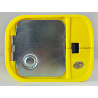 VINTAGE *NEW* 1970's  Battery Operated Fluorescent Lantern Outdoor - Yellow