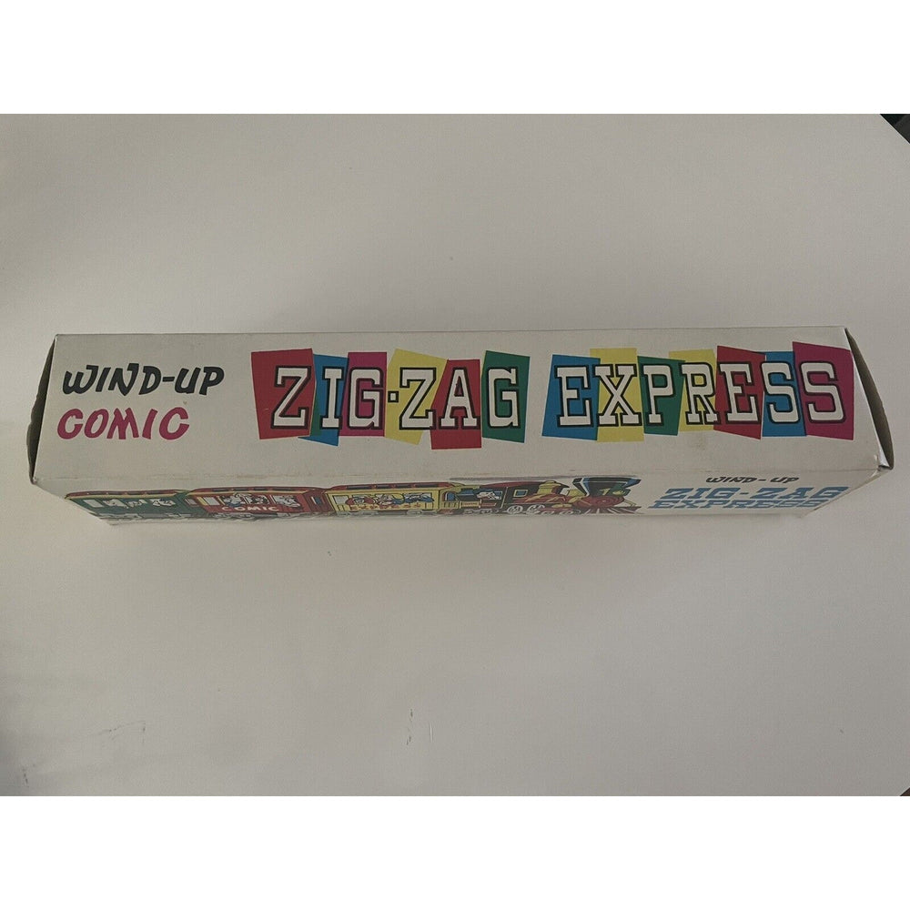 VINTAGE *NEW* Toy Zig Zag Express Train Wind-Up