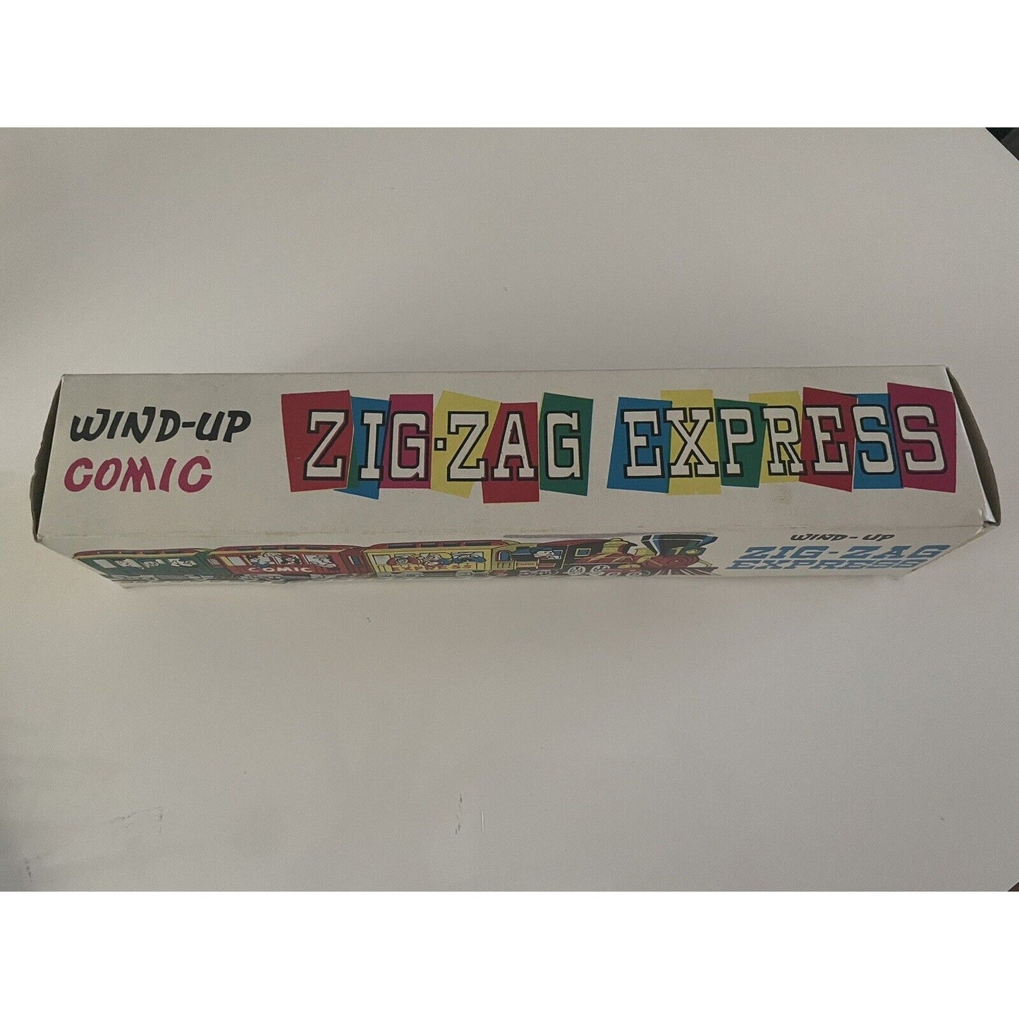 VINTAGE *NEW* Toy Zig Zag Express Train Wind-Up