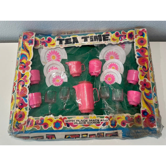VINTAGE *NEW* 1970's Tea Set - Service for 8