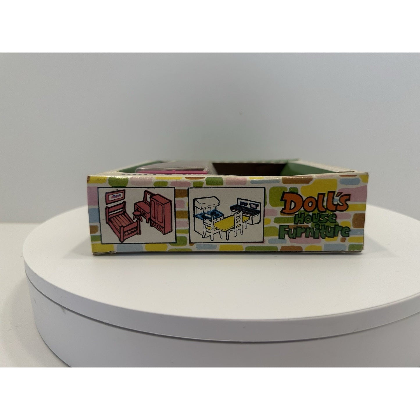 VINTAGE *NEW* 1970's Bathroom Dollhouse Furniture Set