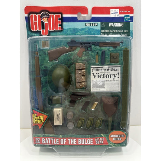 VINTAGE *NEW* 2000 GI Joe Battle Gear Battle of the Bulge Set