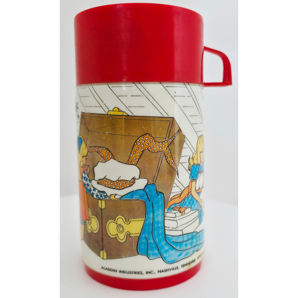 VINTAGE *NEW* 1980's Aladdin Junior Miss 8-Ounce Pop-Top Plastic Thermos