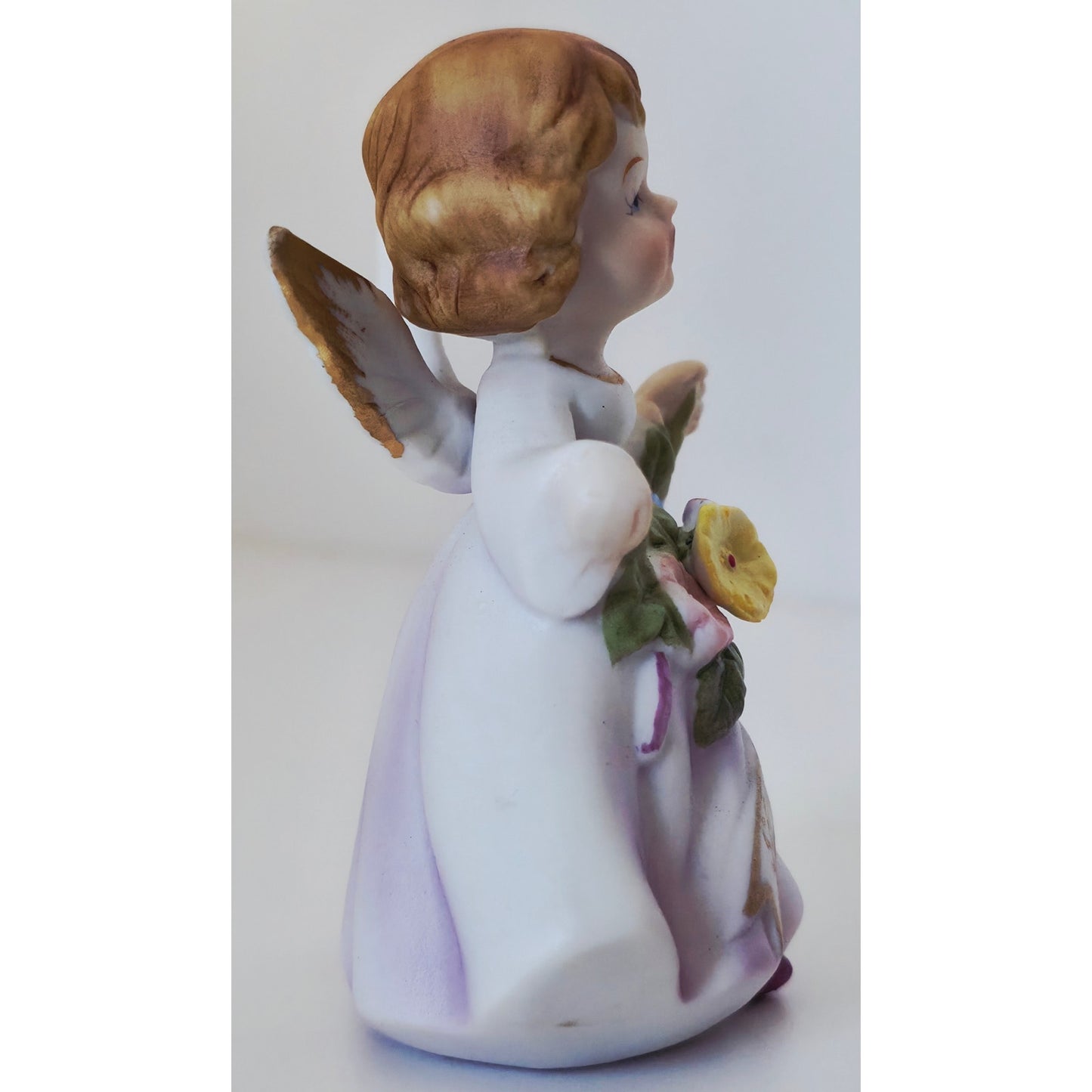 VINTAGE *NEW* 1960's September Girl Birthday Angel Figurine Porcelain 7C-42