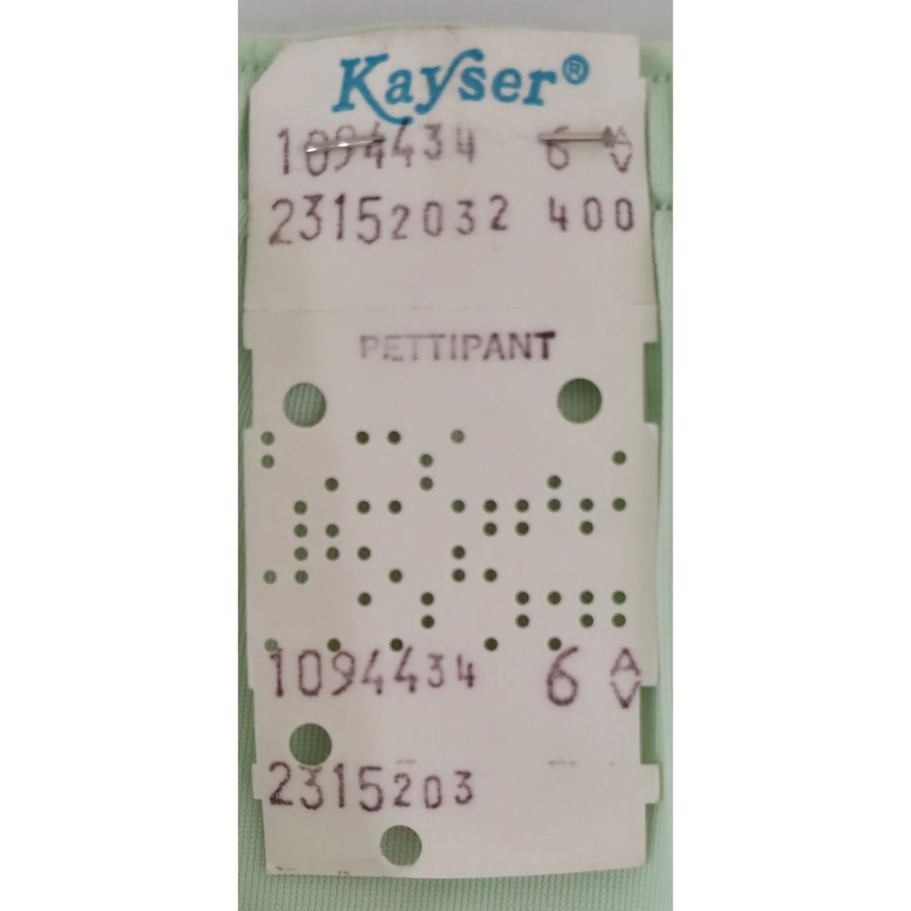 VINTAGE *NEW* 1960's Kayser Women's Light Green w/Lace Bloomers Leggings Size  6