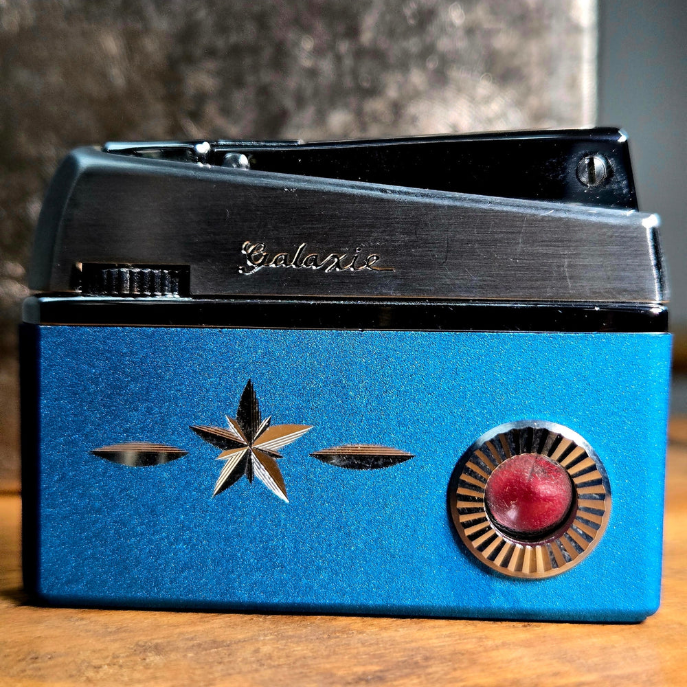 VINTAGE *NEW* 1950's Galaxie Blue Lighter Japan