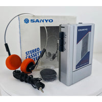VINTAGE *NEW* 1983 Sanyo MG-7 Stereo Cassette Player with Headphones | Walkman