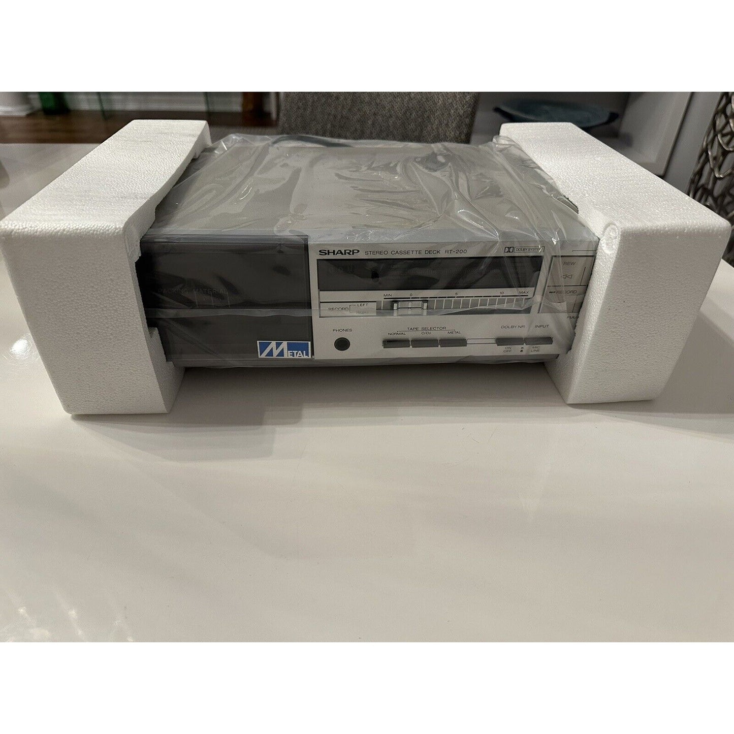 VINTAGE *NEW* 1980's Sharp RT-200 Stereo Cassette Tape Deck Made in Japan