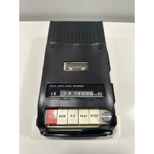 VINTAGE *NEW* 1970's Robin Solid State MC-601R AM Radio Cassette Recorder & Mic