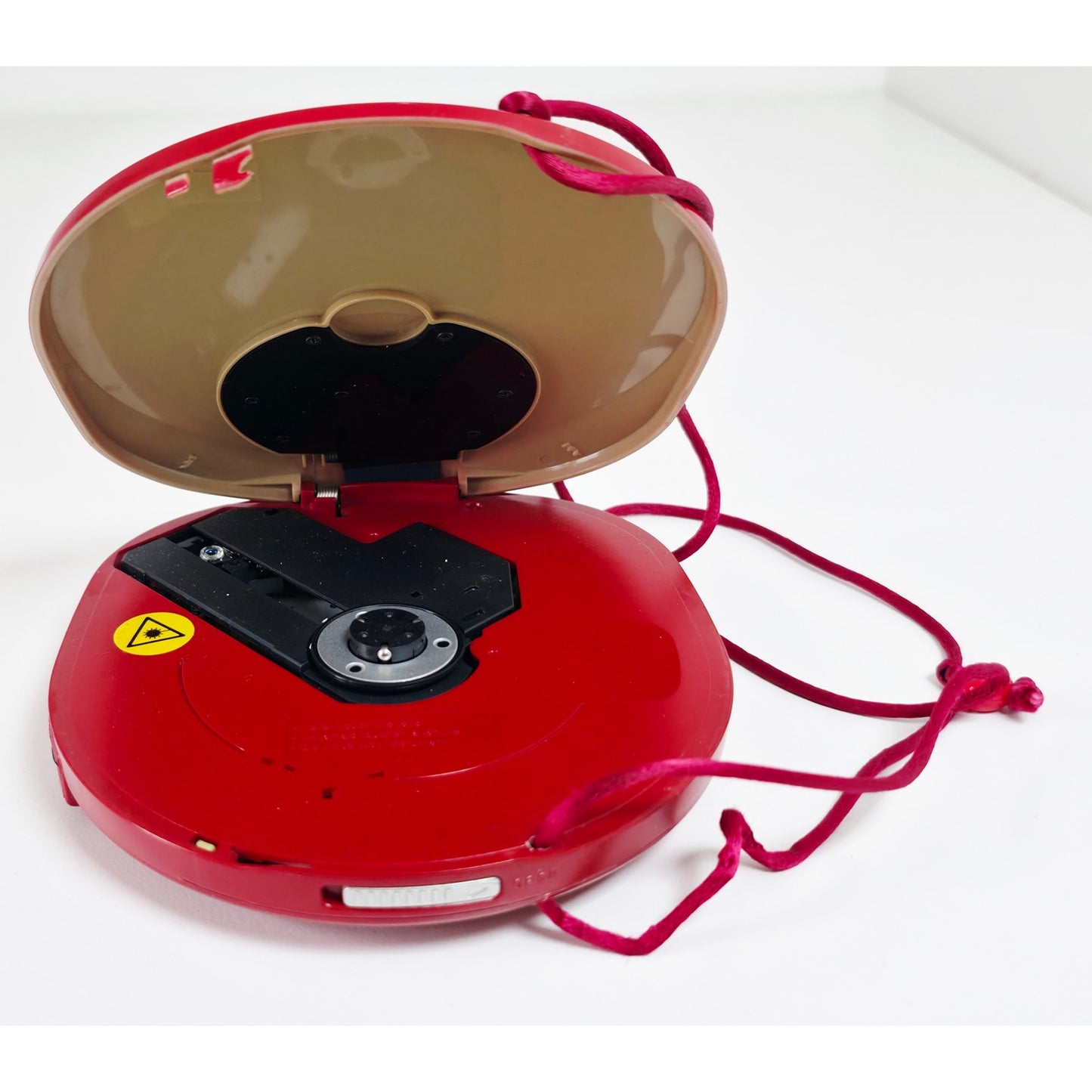 VINTAGE *PRISTINE * CLASSIC 2002 CL413 Red Portable CD Player 45 Second/ARS