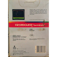 Atari 2600 1982 Swordquest Earthworld Game NOS Open Box Unsold Dealer Stock