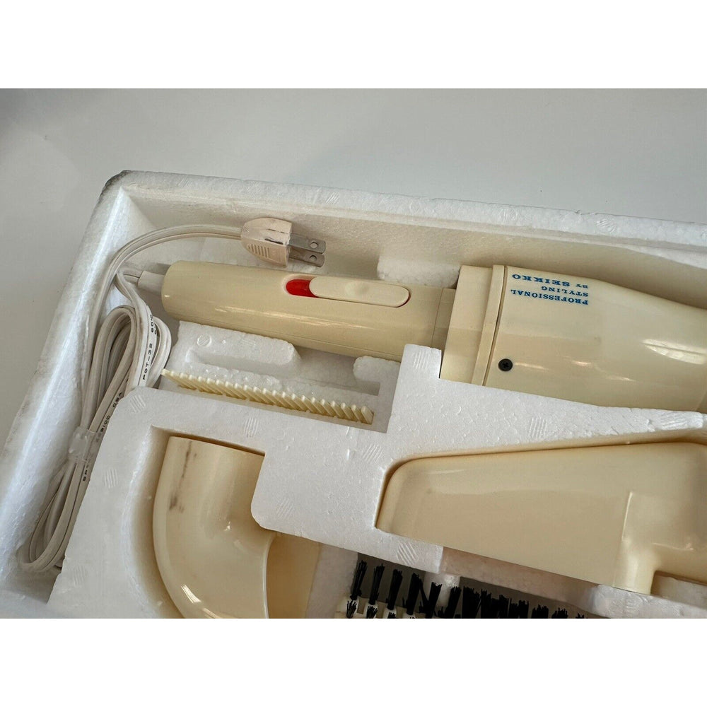 VINTAGE *NEW* Seikko MU1400W 5-IN-1 Comb/Styler/Dryer Accessories