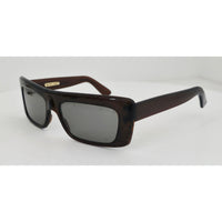 VINTAGE *NEW* 1970's Glam Unisex Brown Frame with Gray Lens Sunglasses Made in Italy