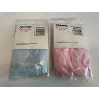 VINTAGE *NEW* Goody #108 1980's Combo Pink/Blue Large Satin Bonnets