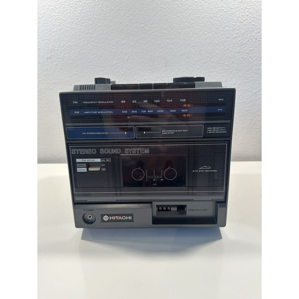 VINTAGE *NEW* 1980 Hitachi TRK-930H Speakers Cassette AM/FM Stereo
