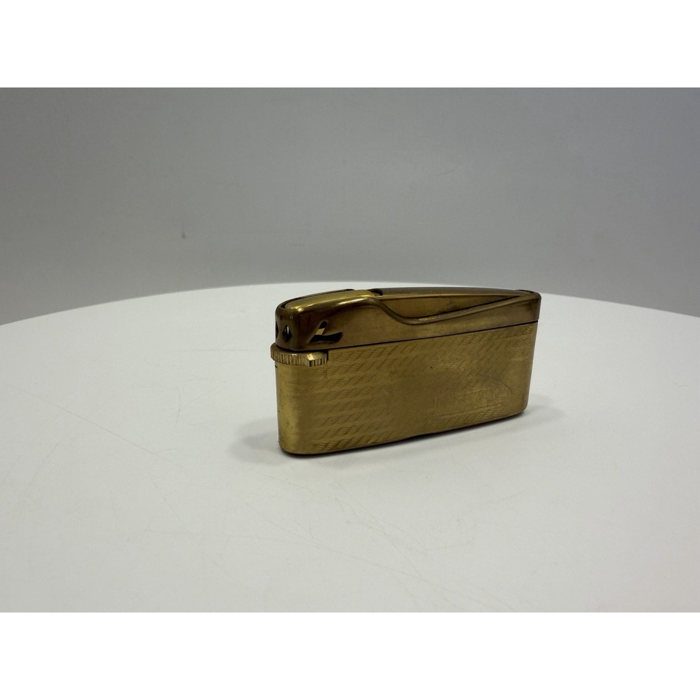 VINTAGE *NEW* 1950's JJJ Butane Wide Brass Super Lighter