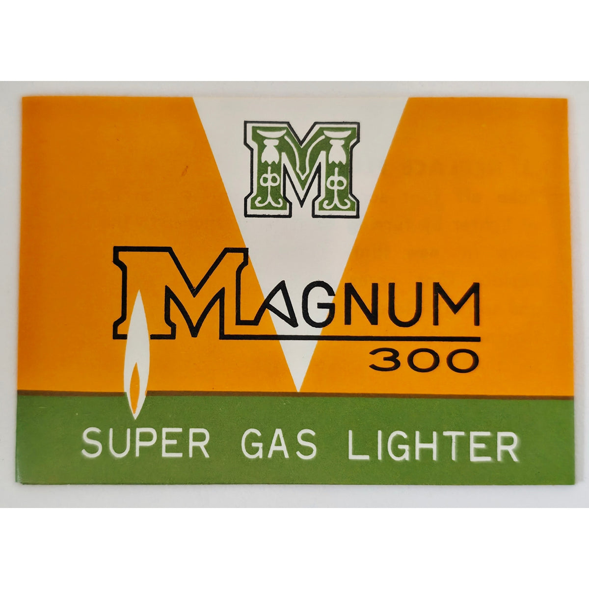 VINTAGE *NEW* 1960's Magnum 300 Gold Textured Super Lighter Japan