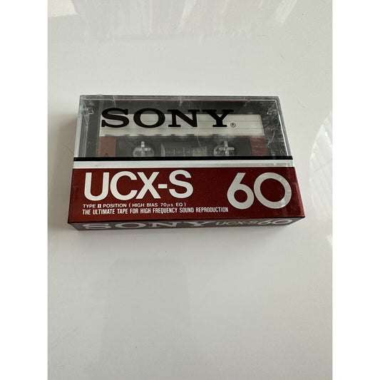 VINTAGE *NEW* Sony UCX-S 60 Type II Audio Cassette Tape