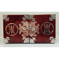 VINTAGE *NEW* 1960's Korean Folding Jewelry Box with 4 Drawers