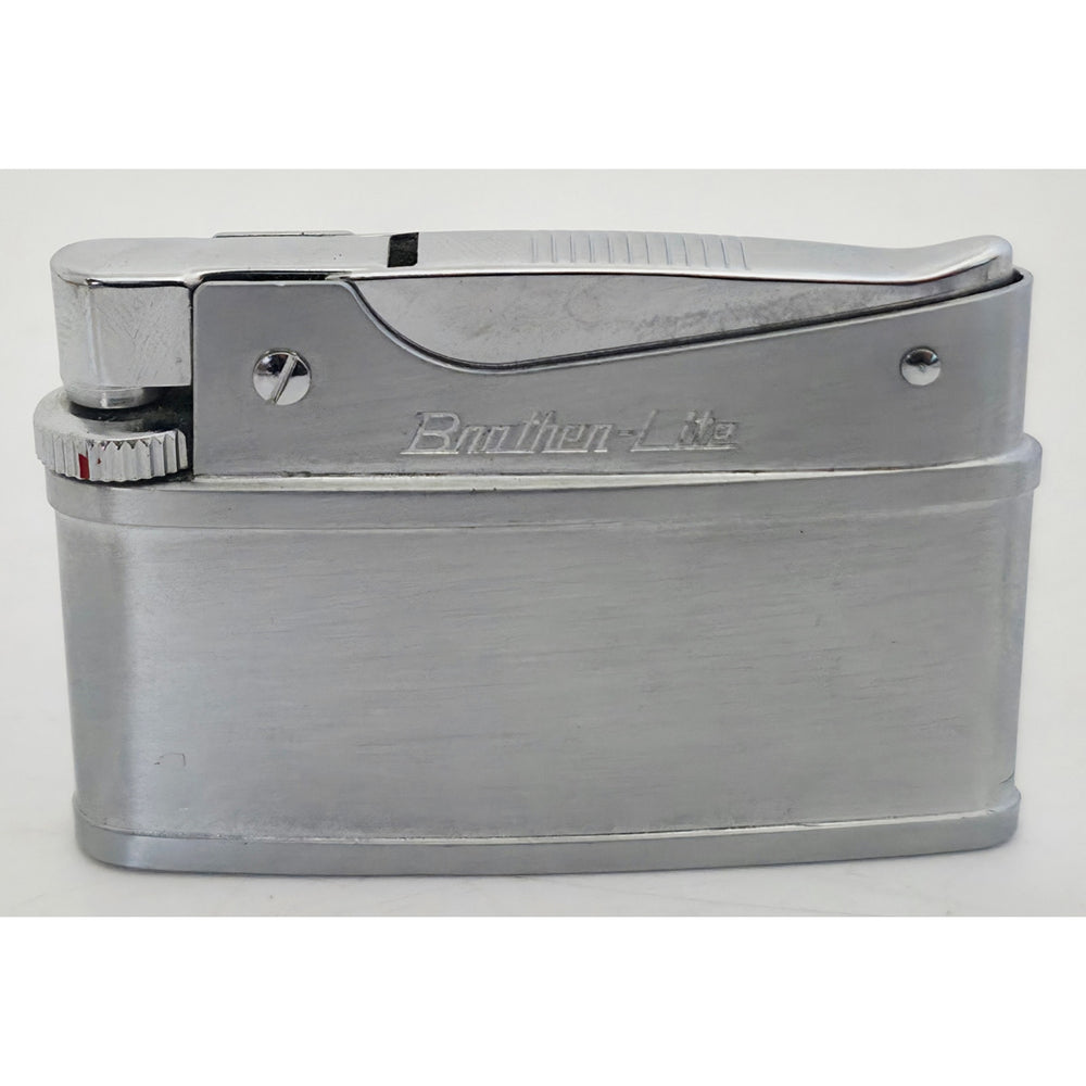 VINTAGE *NEW* 1950's Brother-Lite Silver Butane Lighter