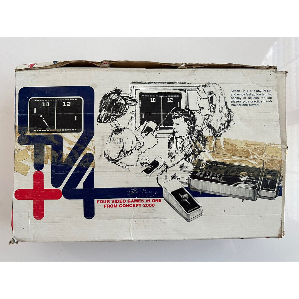 VINTAGE Concept 2000 TV4+Video Game Console - Needs Lovin'