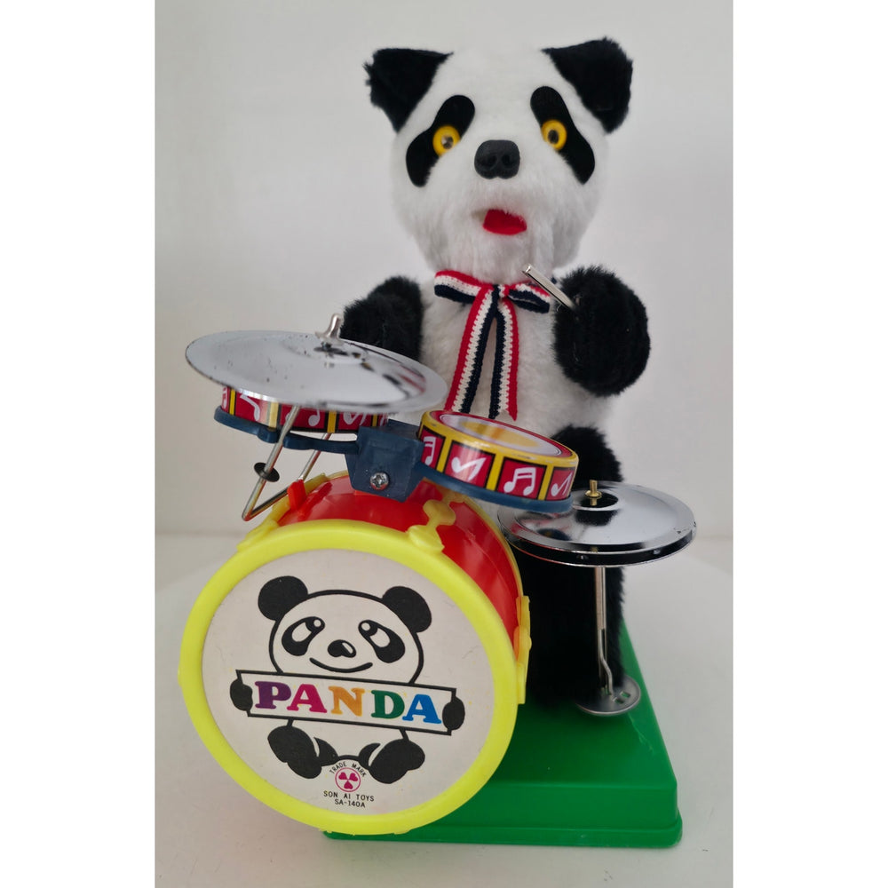VINTAGE *PRISTINE* 1960's Mambo Panda Electric Drummer Battery Operated Toy