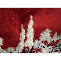 VINTAGE *PRISTINE* 1960's Royal Peacock French Velvet Tapestry