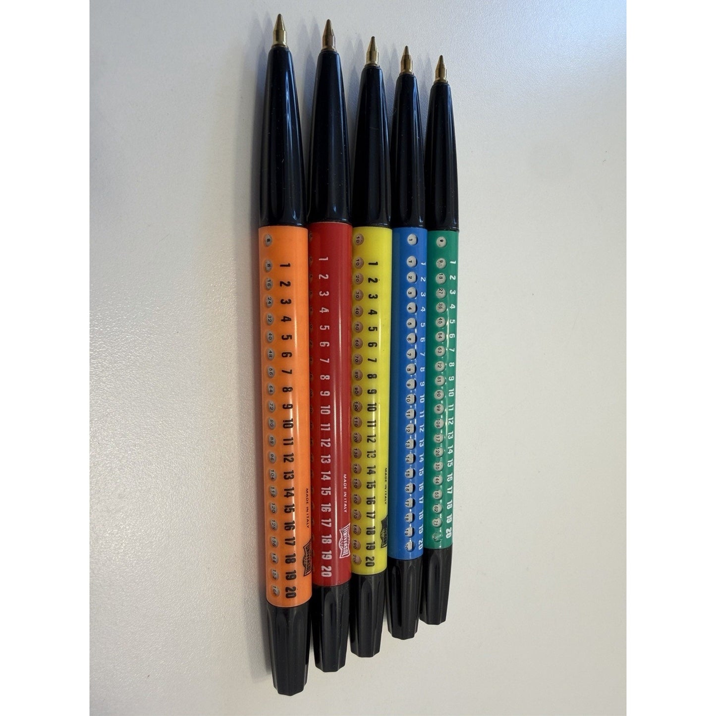 VINTAGE *NEW* 1960's Universal Manual Calculation Pen Set of 5