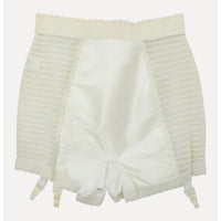 VINTAGE *NEW* 1960's Magic Charm Women's Sheer Cream Girdle w/Garters Size L USA