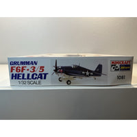 VINTAGE *NEW* Hasegawa Grumman Hellcat F6F-3/5 1:32 Model 1081