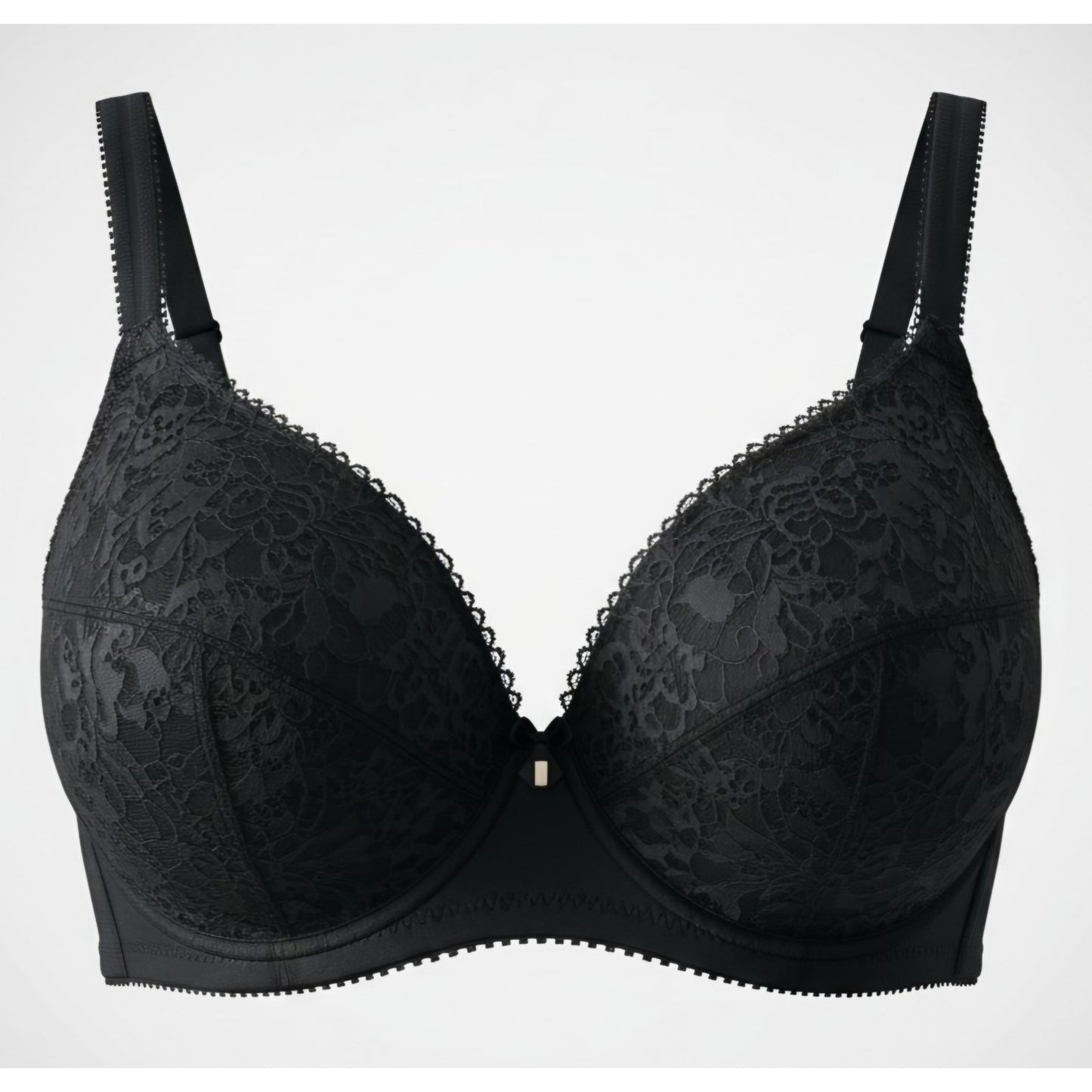 VINTAGE *NEW* 1960's Carnival Women's Black Lace Bullet Bra Size 36 B