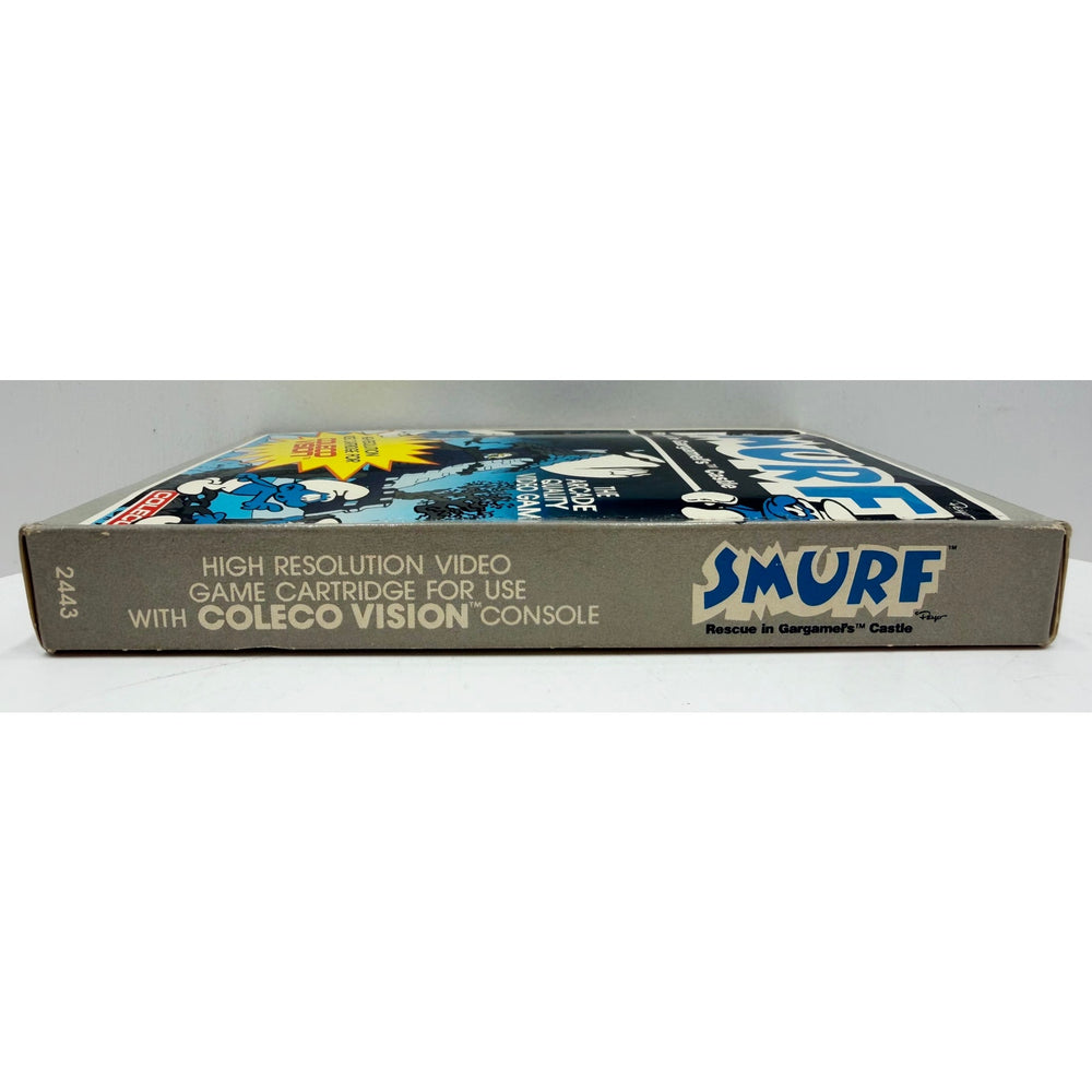 Coleco Vision 1982 SMURF Video Game NOS Sealed w/Box Damage Unsold Dealer Stock